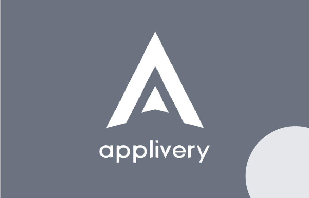Applivery logo on grey background