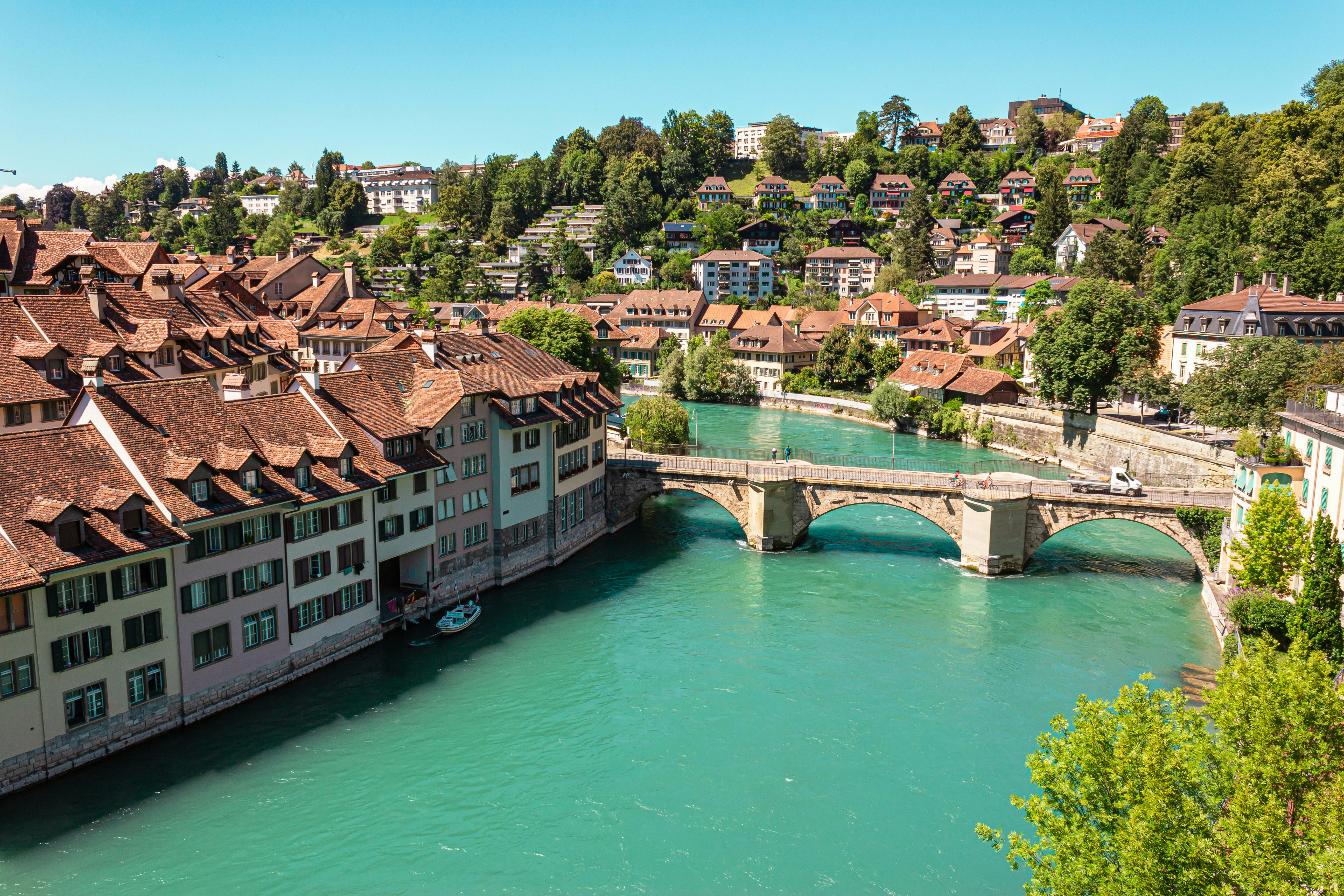Panoramic view of the city of Bern – Successful use of Threema in the public sector