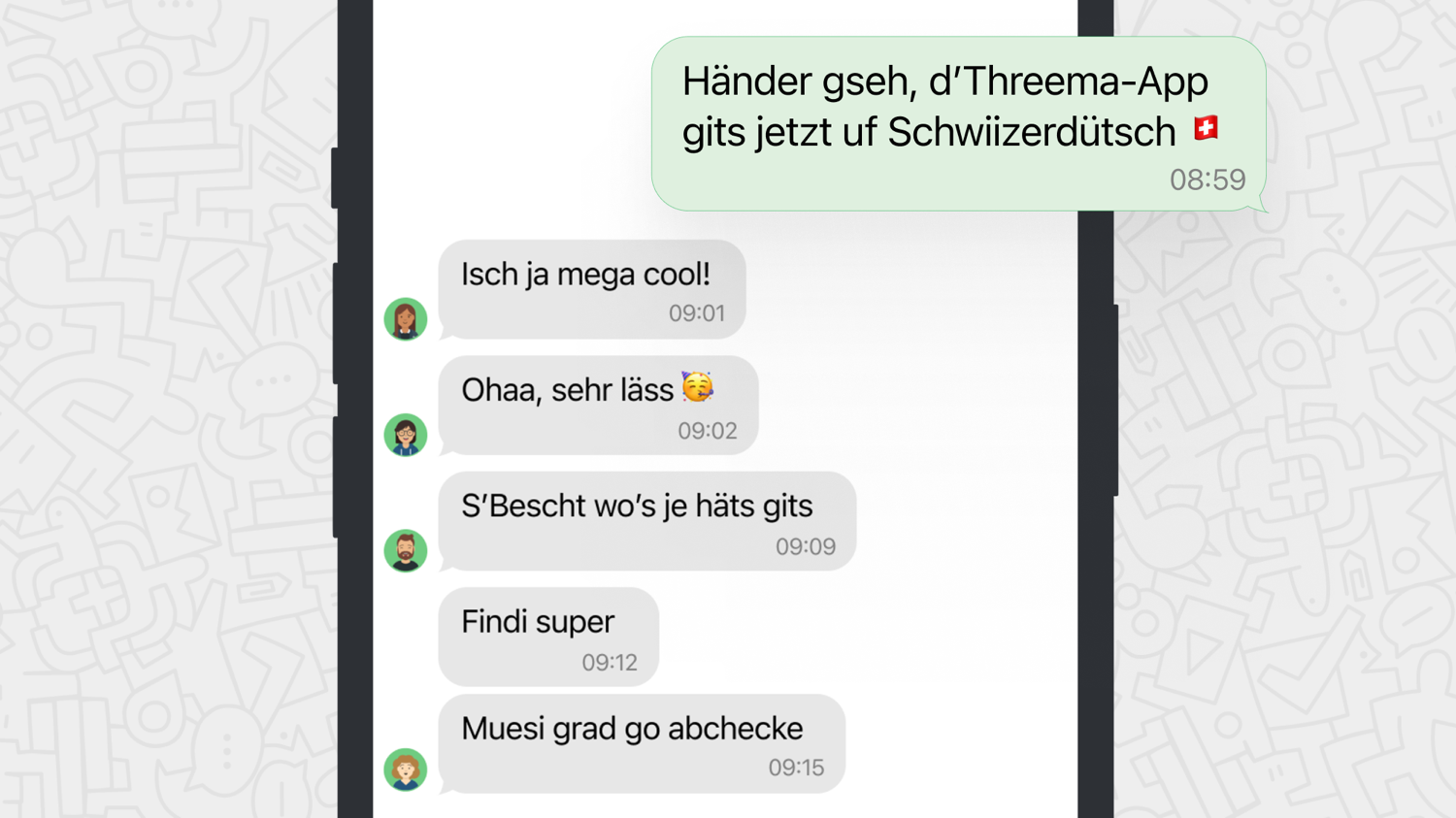 Wie üs de Schnabel gwachse isch