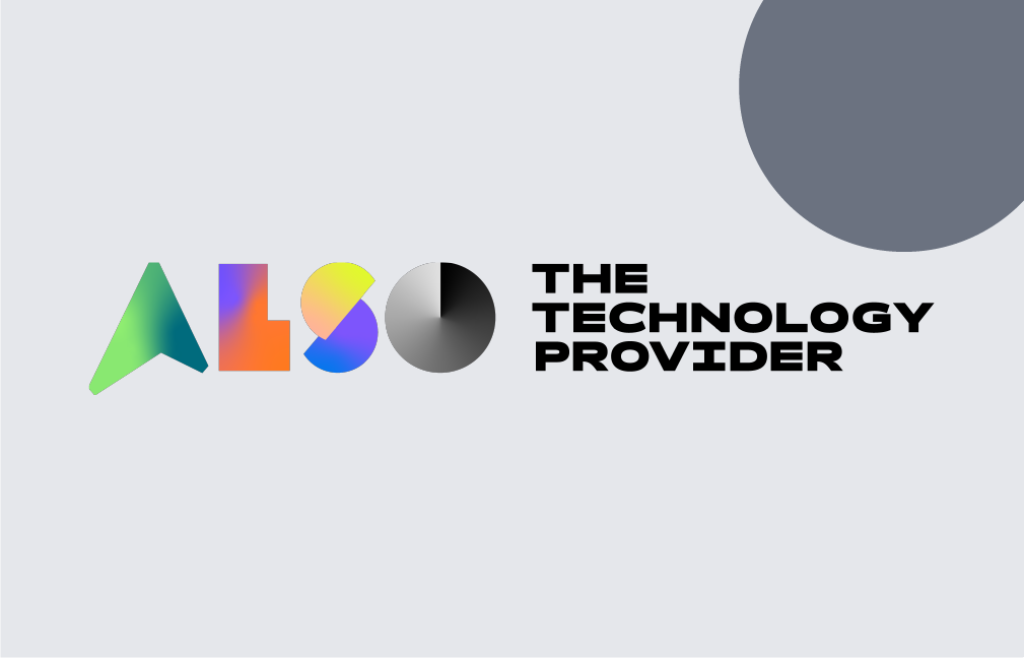ALSO logo with the caption "The Technology Provider".